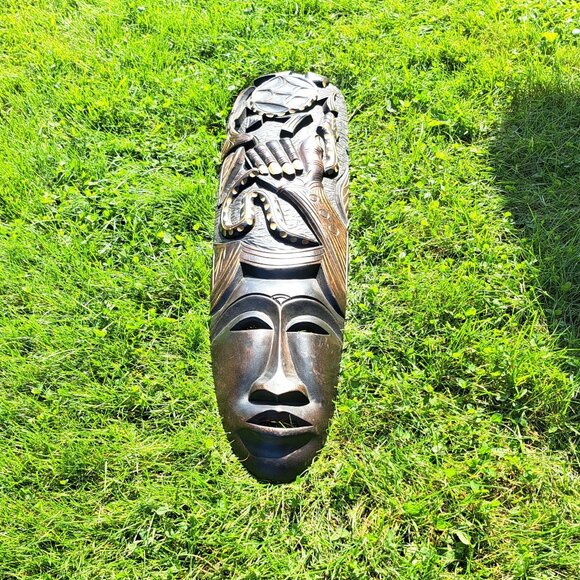 Vintage Wall Mask From the Caribbean - Picture 6 of 10